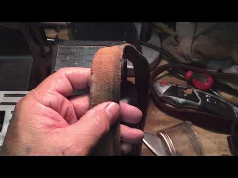 DIY 1"x30" Leather Belt Band Part II