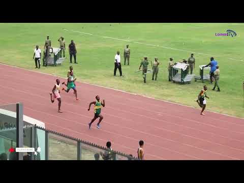 Boy's 200m heat 1. 22.09sec. Zone 1. Ashanti region inter-co 2026.
