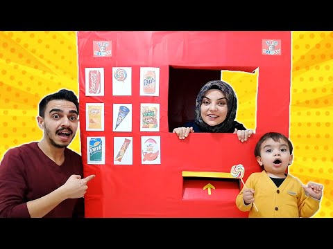 Yağız Pretend Play with Giant Vending Machine Kids Toy