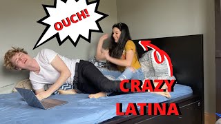 Ignoring My LATINA GF Prank (she pranks me back!) | Andrea &amp; Lewis