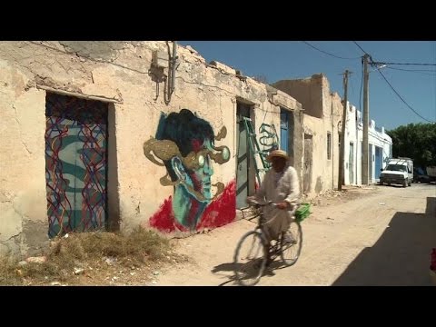 Street art is bringing life to a sleepy Tunisian tourist town
