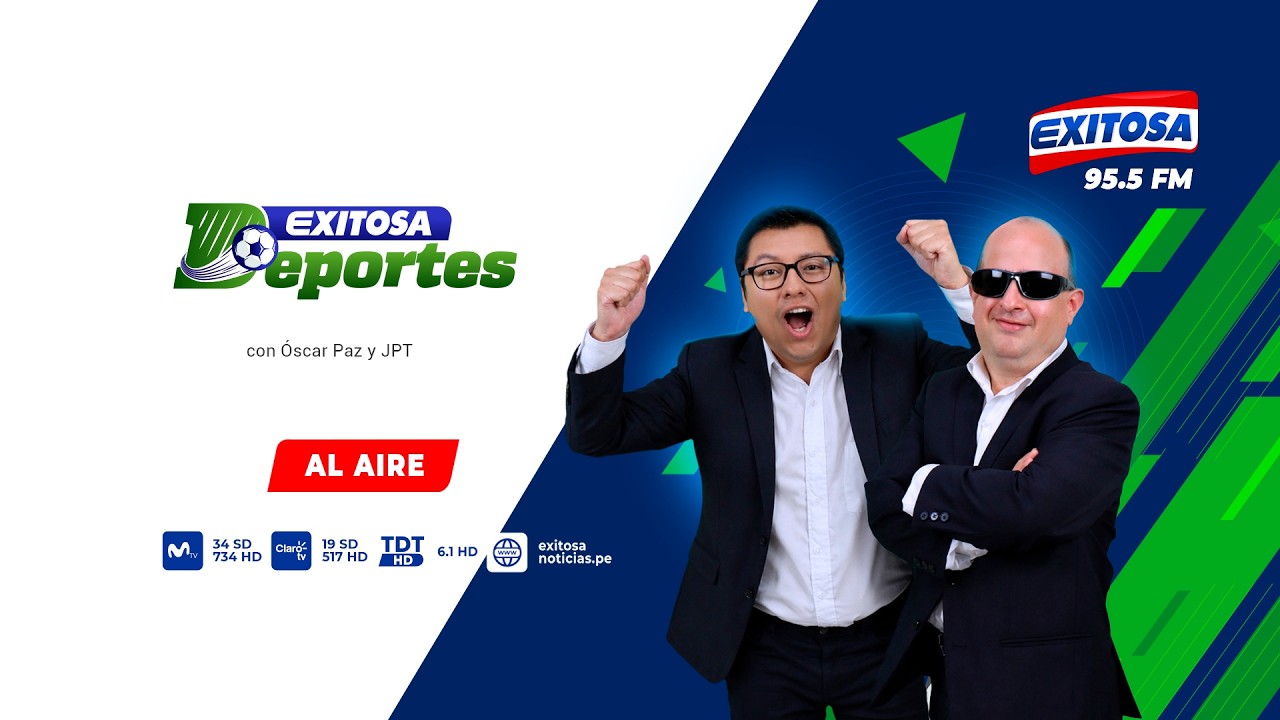 EXITOSA DEPORTES ⚽ con ÓSCAR PAZ, JIMMY RABANAL, JUAN PABLO TORRES y CARLOS PANEZ - 25/04/26