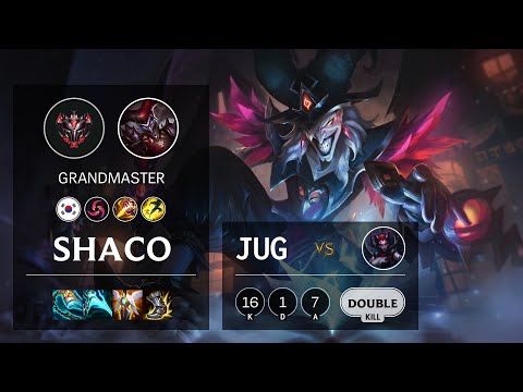 Shaco Jungle vs Elise - KR Grandmaster Patch 11.5
