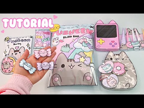$1 VS $100 Pusheen Blind Bags Tutorial + Free Printable