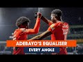 EVERY ANGLE | Elijah Adebayo's equaliser against Fulham! 🙌