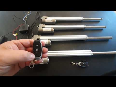 4 Linear Actuators & 12Vdc Control box