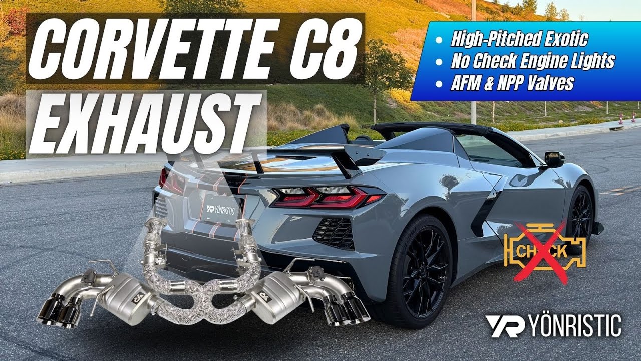 Corvette C8 High-Pitched Exotic Exhaust | No CEL | AFM & NPP Valves | Yonristic Performance