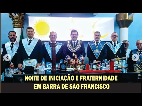 NOITE DE INICIAÇÃO E FRATERNIDADE EM BARRA DE SÃO FRANCISCO ‐#Barradesãofrancisco #glmes #massucatti