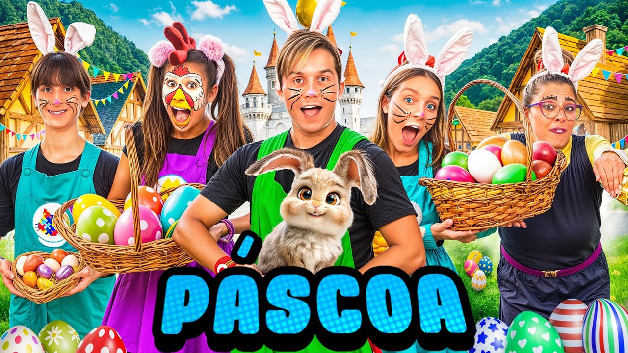 GATO GALACTICO e a História de PÁSCOA + Música 🎵 Cueinho da Páscoa