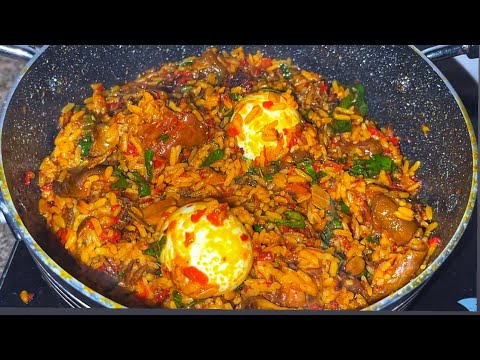 How to Make Native Jollof Rice (Palm Oil Rice) | Traditional Nigerian Recipe