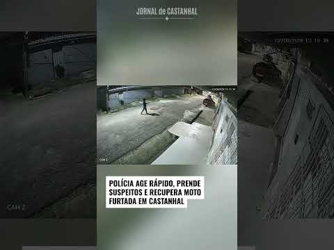 Polícia age rápido, prende suspeitos e recupera moto furtada em Castanhal