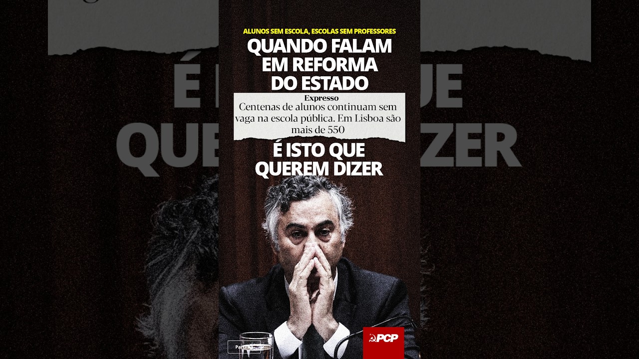 🚨🏫 Alunos sem escola. Escolas sem professores.