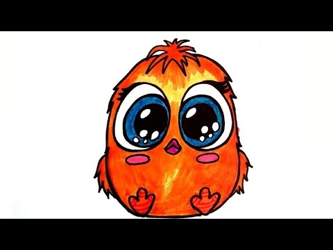 Cute Baby Chick Drawing Tutorial | how to draw animals