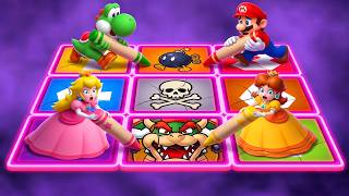 【マリオパーティ4】全ミニゲーム！ヨッシー VS マリオ VS ピーチ VS デイジー