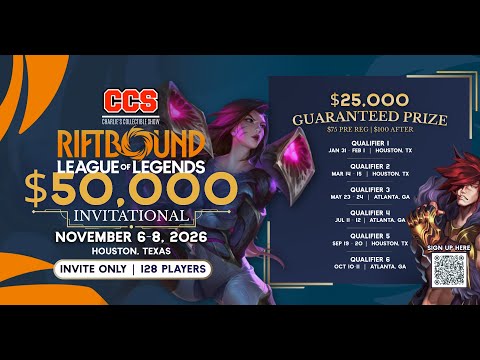 CCS: Riftbound $25,000 - Invitational Qualifier - Day 2