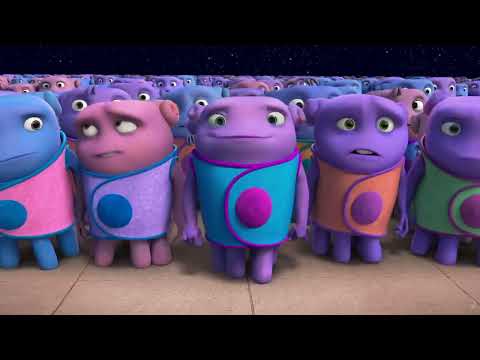 Trailer still: the Slushious car lifting off as the score tilts from synth to brass