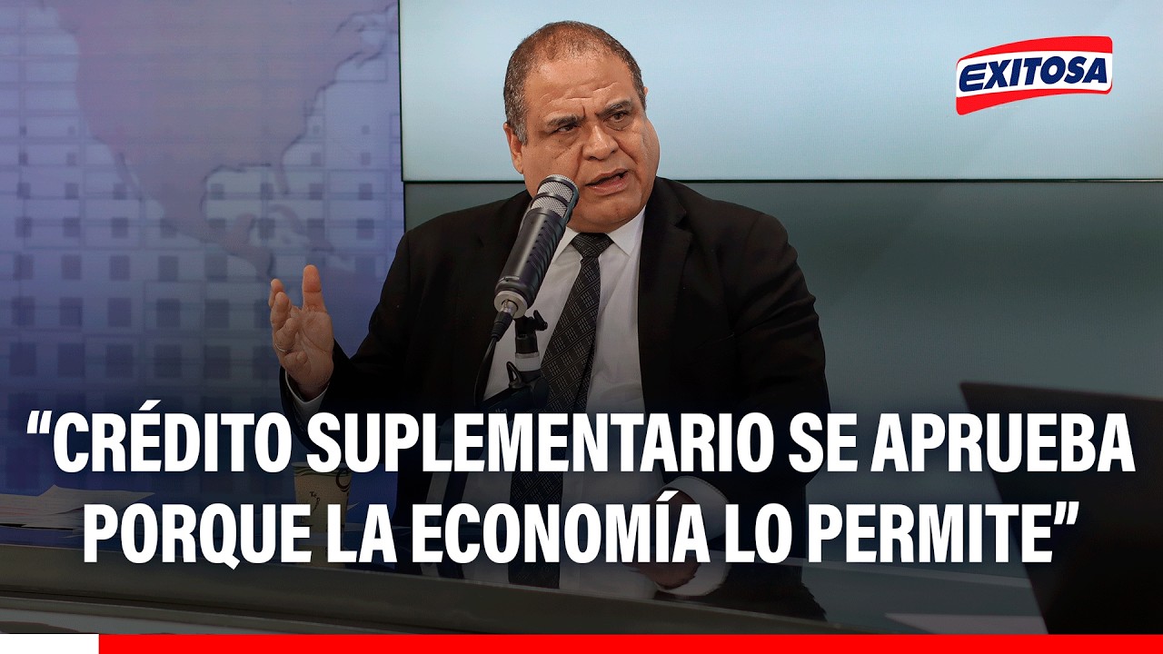 🔴🔵 Ministro de Economía sobre aprobación de Crédito Suplementario: "La economía lo permite"