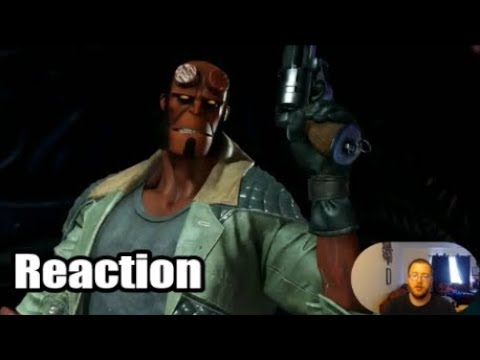 Injustice 2 Hellboy Gameplay Reveal Trailer (Reaction)