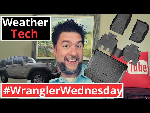 WeatherTech floor mats review: #JEEP front, back, and cargo area. #WranglerWednesday [205]