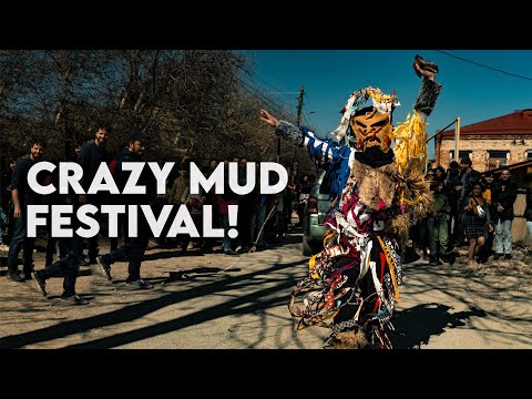 Berikaoba: Georgia's CRAZIEST Festival 🇬🇪 (Our Faces COVERED in Mud!) Ancient Pagan Spring Tradition