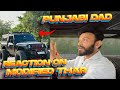 Dad Reaction 😍 on my modified Thar 🖤 || Mr Goldy Vlogs