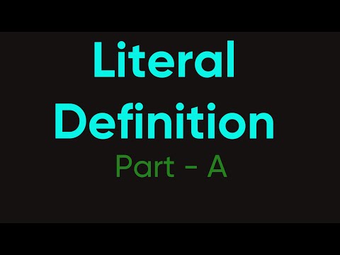Literals Def In Java Part A Core Java Part 4 Java Interview Questions Java In Simple Language