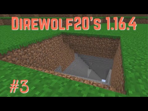 Direwolf20 1.16 Ep 3 5x5 Mining