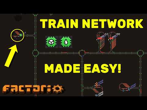 How to build a scalable Train Network in Factorio? LTN Style Interrupts!