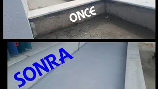 tarla gibi olmuş zemine su yalıtımı , izowhite su kesici , boysat su yalıtım kec