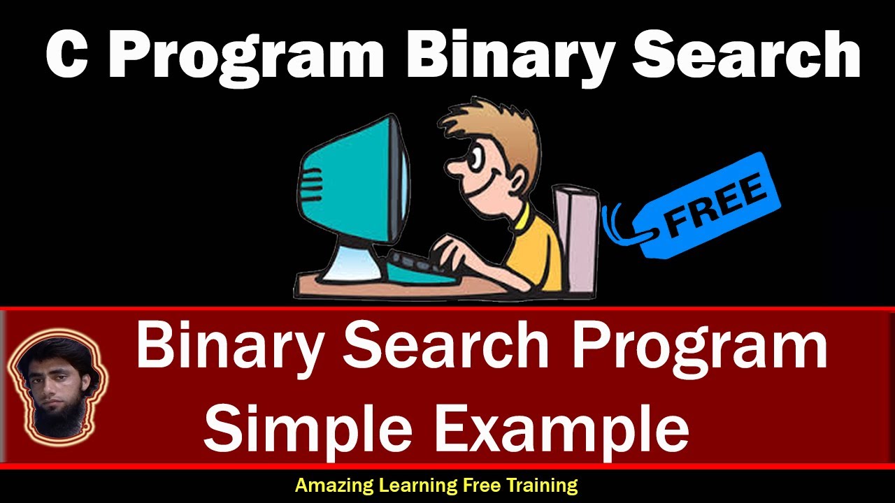 C Program to Search Element Using Binary Search | Simple Example