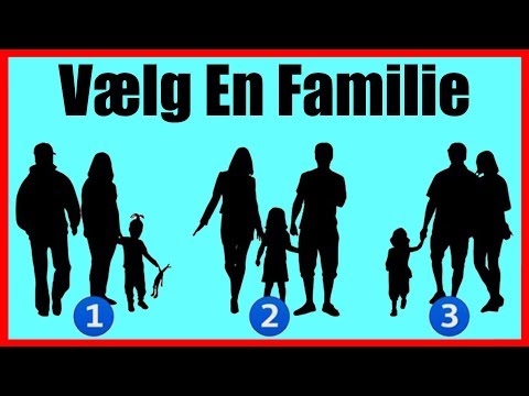 VÆLG 1 FAMILIE Og Find Ud Af Noget Om Dig Selv ( Test )