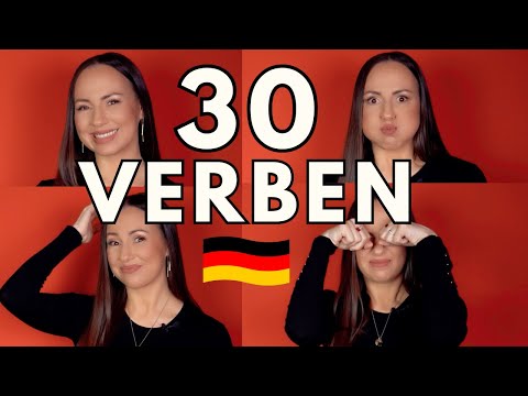 Lerne 30 NEUE VERBEN, die Bewegungen beschreiben (Deutsch lernen | Learn German)