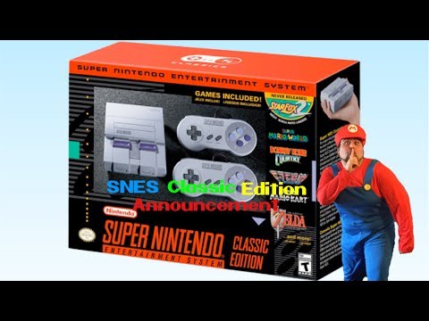 SNES Classic Edition Announcement