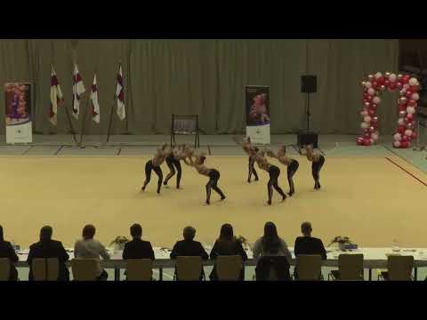 Unglingar Mira fyrra steypakapping í estetiskum fimleiki 2024