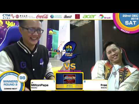 MiltonPapa vs free - KOF '98 Neo Geo World Tour Season 2 Macau Stop Winners Round 2