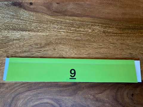 Zahlzerlegungstraining: Zerlegung der 9