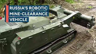 Uran-6: Russia's remote-controlled mine clearance vehicle that also tows tanks