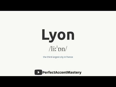 How to Pronounce LYON | City Name | IPL | Definition | Perfect Accent Mastery