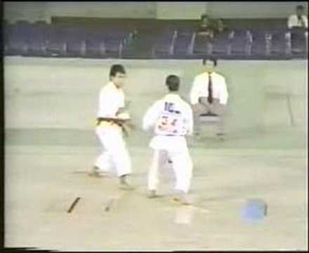 Jka National Champs 1988 Kumite Final: Kagawa vs Imamura