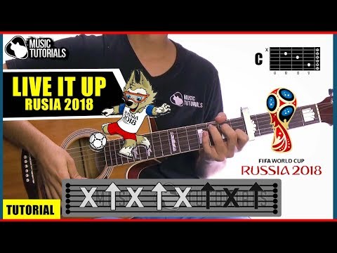 Cómo tocar "Live It Up" (La Canción del Mundial RUSIA 2018) en Guitarra | Tutorial FÁCIL