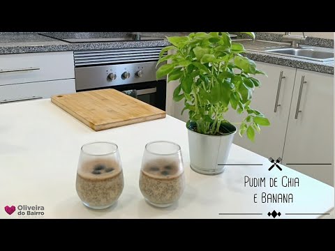 Receita 1 | Pudim de Chia e Banana