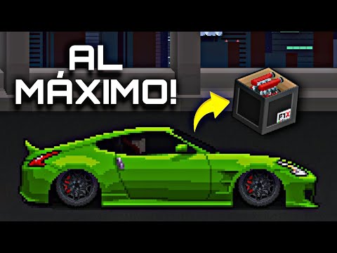 MODIFICANDO UN NISSAN 370z AL MÁXIMO (6 segundos) // Pixel car racer // Pro league