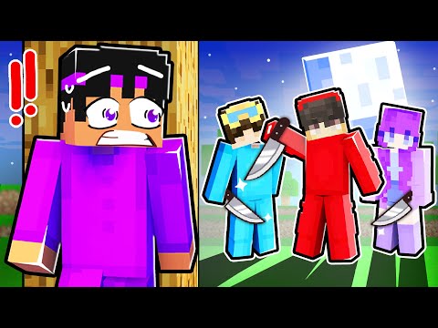 KILLER YOUTUBERS hunt me in Minecraft! (Cash, Nico, Zoey, Aphmau, Preston)