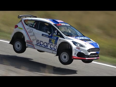 CRAZY Simone Campedelli at Rally Legend 2020! - Ford Fiesta R5 Mk2 Launch Control, Jumps & More!