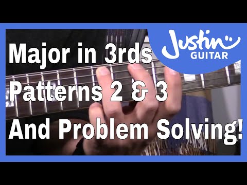 Major Scale In 3rds (Patterns 2 and 3) A Melodic Approach To Scale Practice Guitar Lesson