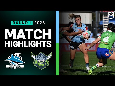 NRLW 2023 | Cronulla Sharks v Canberra Raiders | Match Highlights