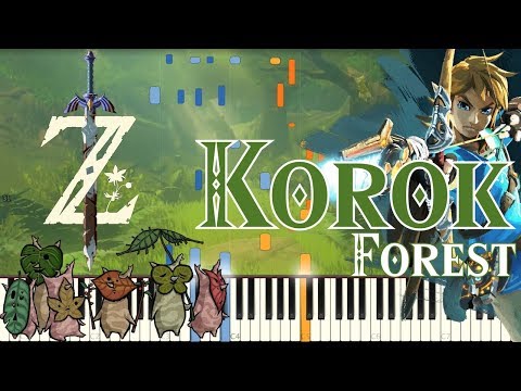 The Legend of Zelda: Breath of the Wild - Korok Forest - Piano (Synthesia) Video