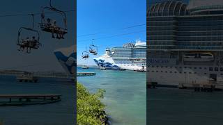 “From Ocean to Sky in Seconds 🚢➡️🚡”#cruise #ship #ytshorts  #travel #cruisevlog