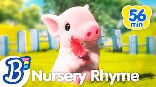 🐷This Little Piggy + More Nursery Rhymes | Badanamu Nursery Rhymes & Kids Songs