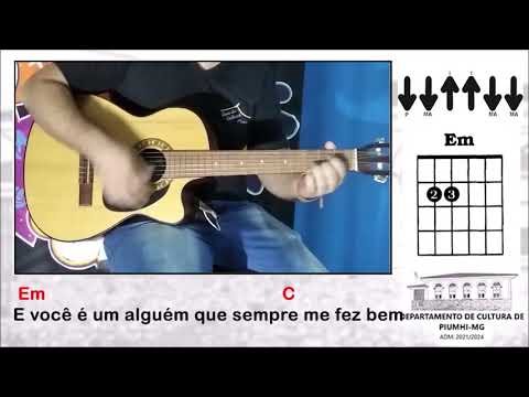Aula de violão iniciante - Música: Valeu amigo - Prof. João Victor Goulart